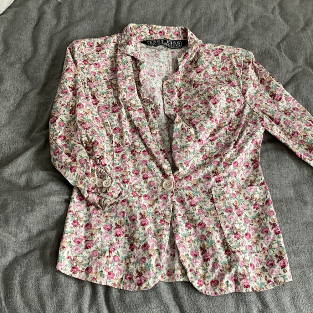 Floral blazer